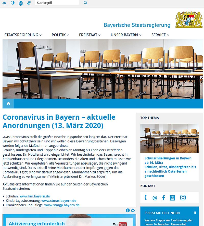 schule corona